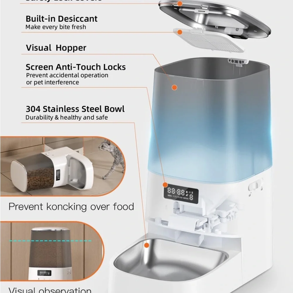 Such nice automatic cat feeder